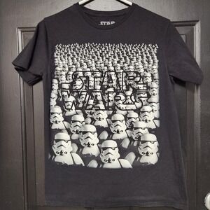 Star Wars Stormtrooper Clone Troopers Black Graphic T-Shirt 100% Cotton Tee